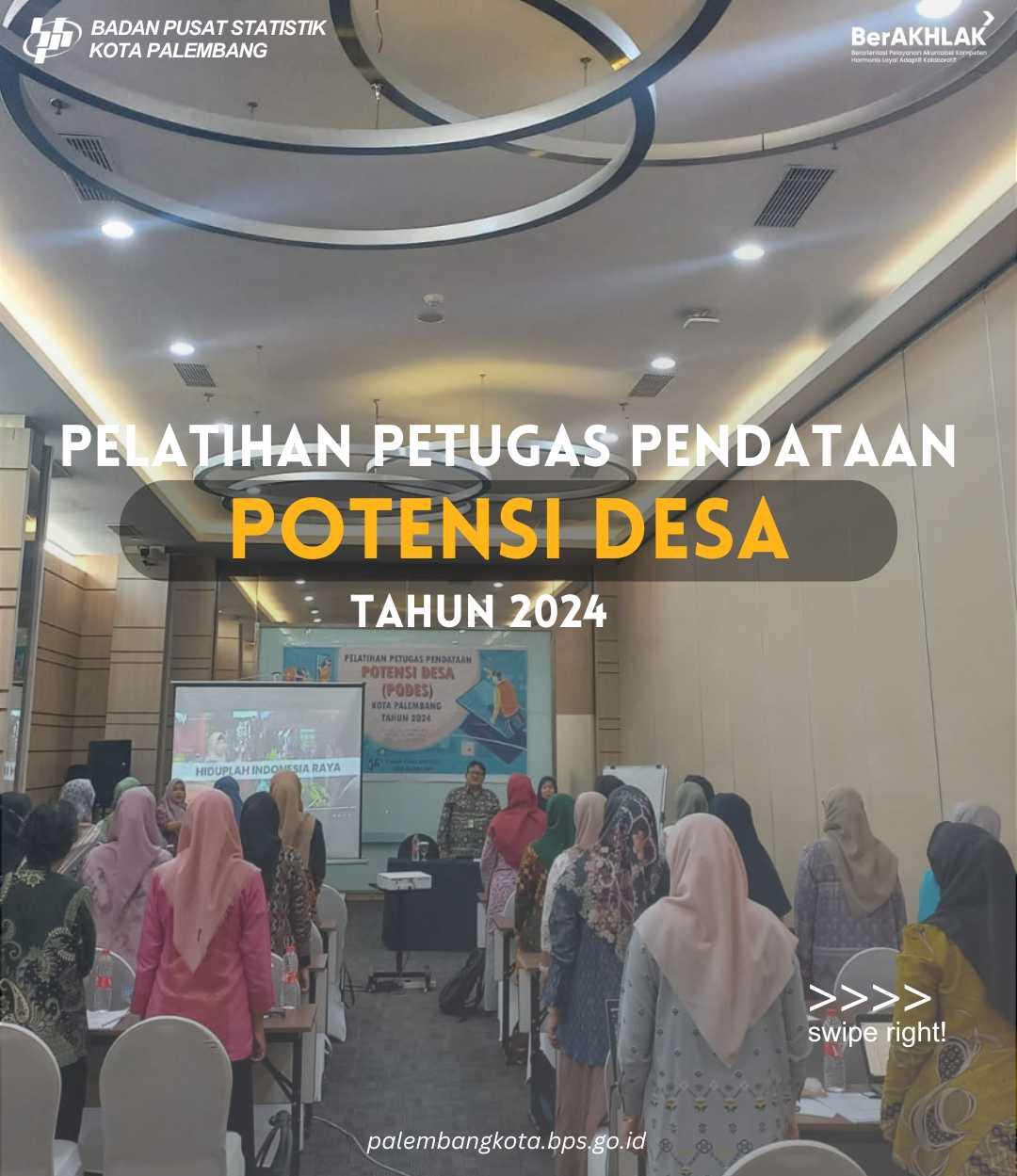 Pelatihan Petugas Pendataan Potensi Desa (Podes) 2024