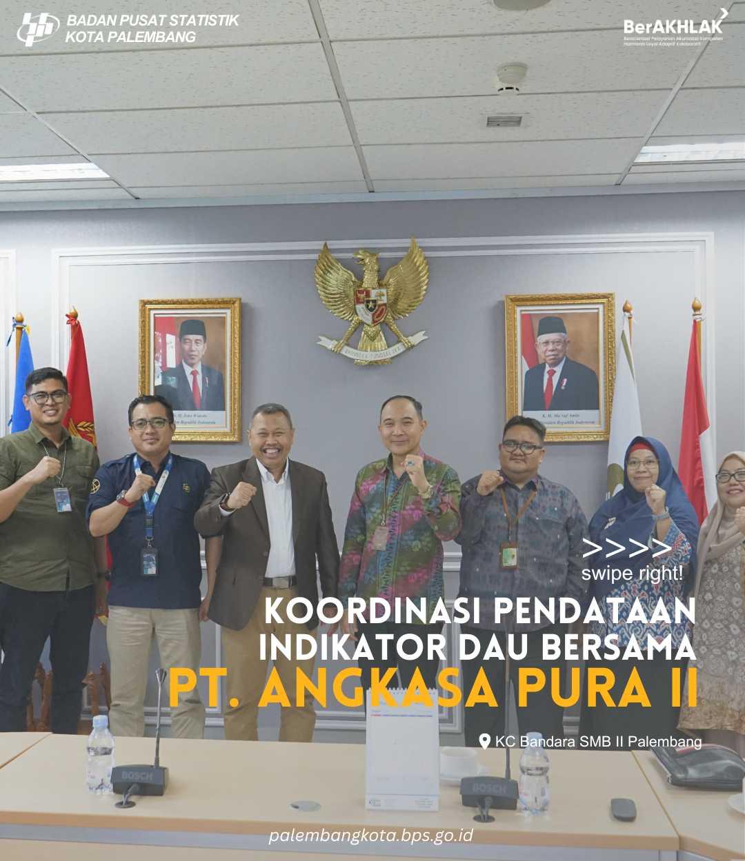 Koordinaasi Pendataan Indikator DAU Bersama PT. Angkasa Pura II