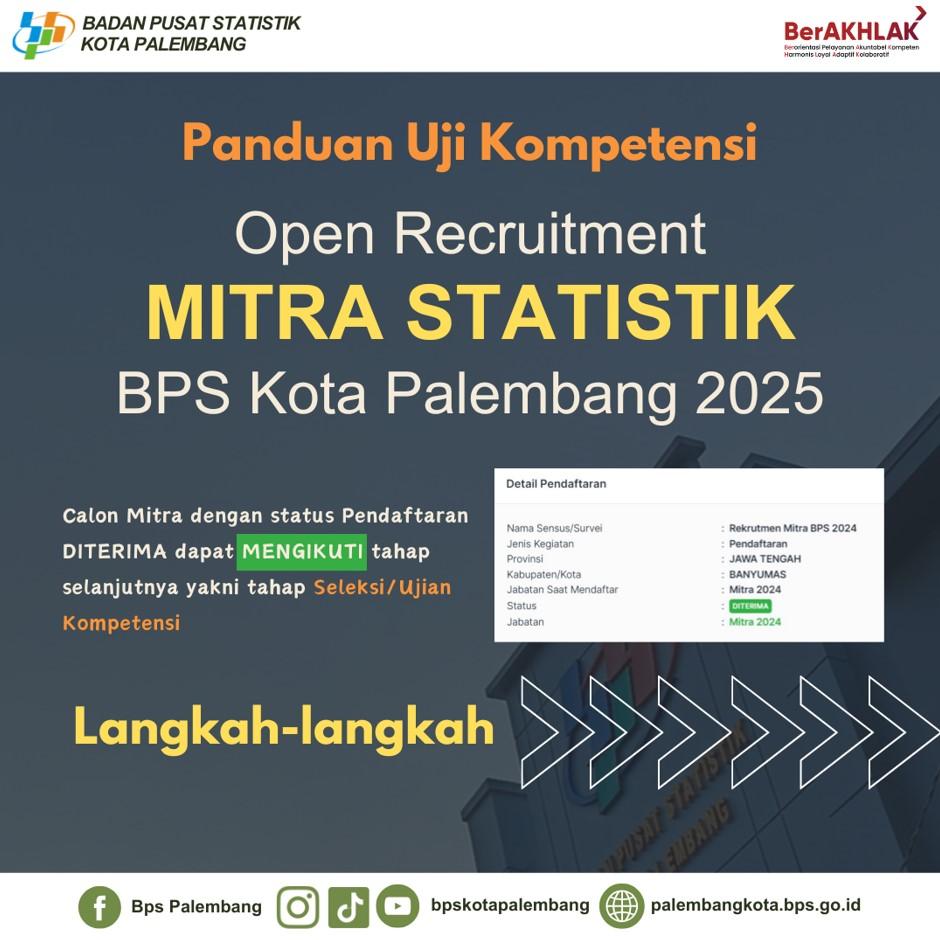 PANDUAN UJI KOMPETENSI REKRUTMEN MITRA BPS KOTA PALEMBANG TAHUN 2025