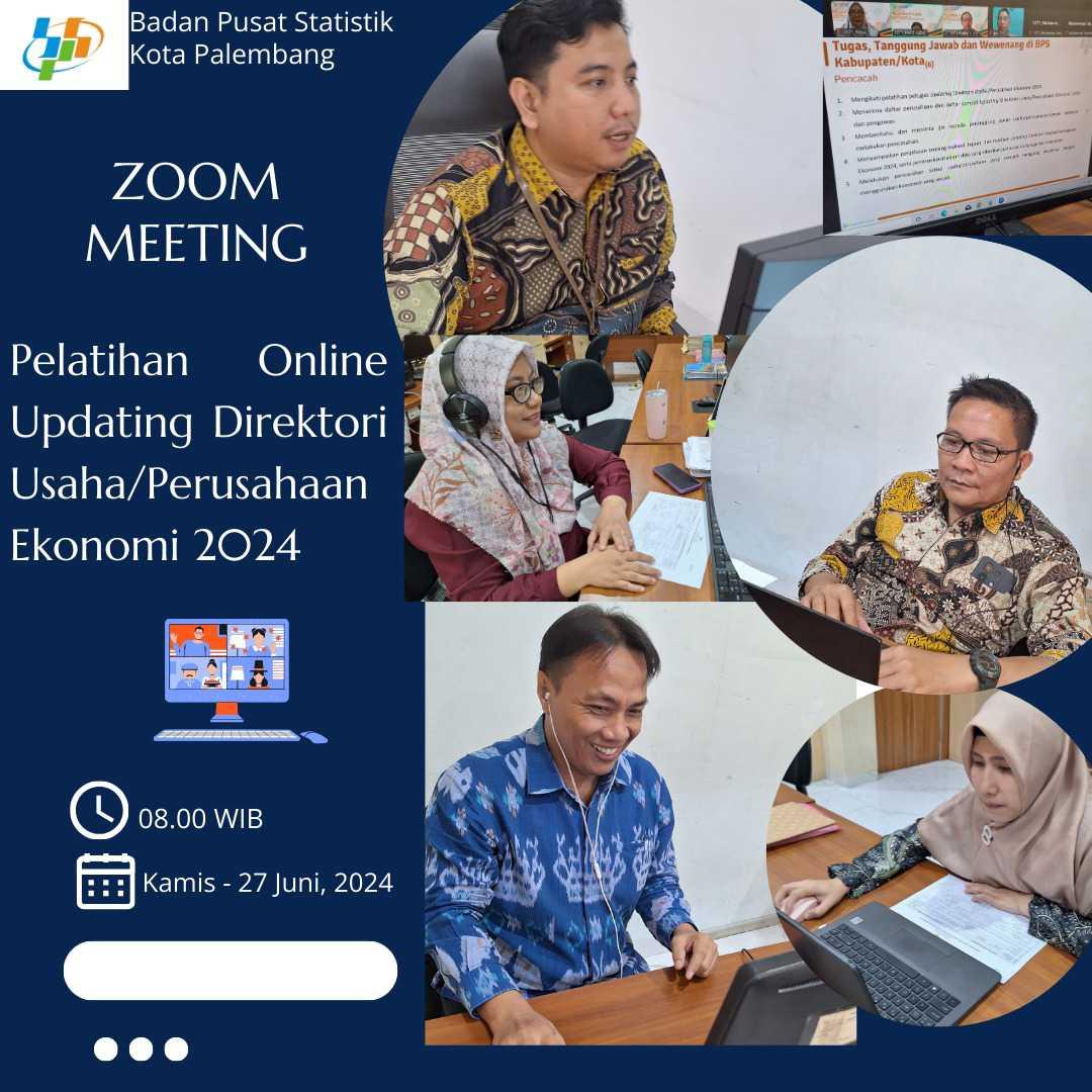 Pelatihan Online Updating Direktori Usaha/Perusahaan Ekonomi 2024