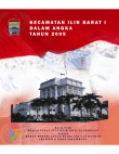 Kecamatan Ilir Barat I Dalam Angka 2009