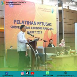 Pembukaan Pelatihan Susenas dan Seruti BPS Kota Palembang